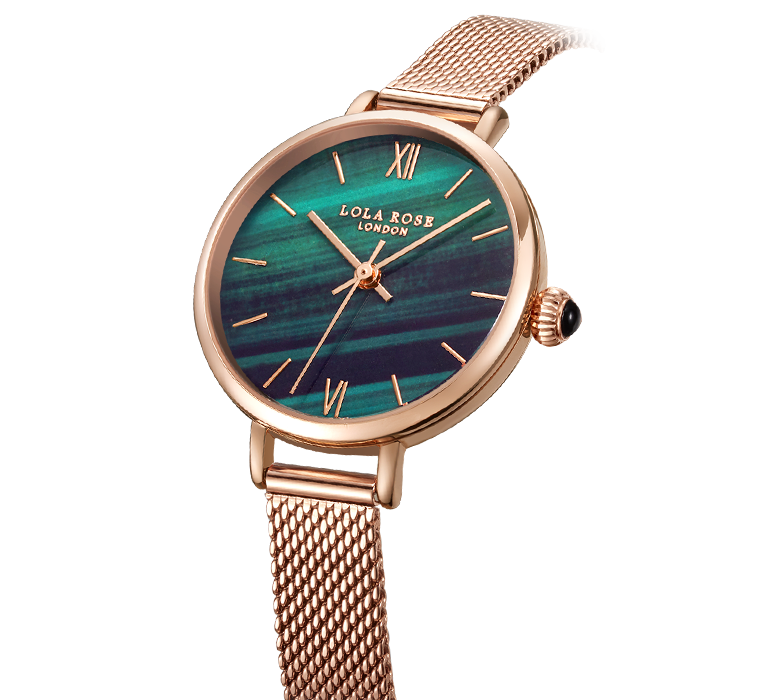 Malachite Textured Watch