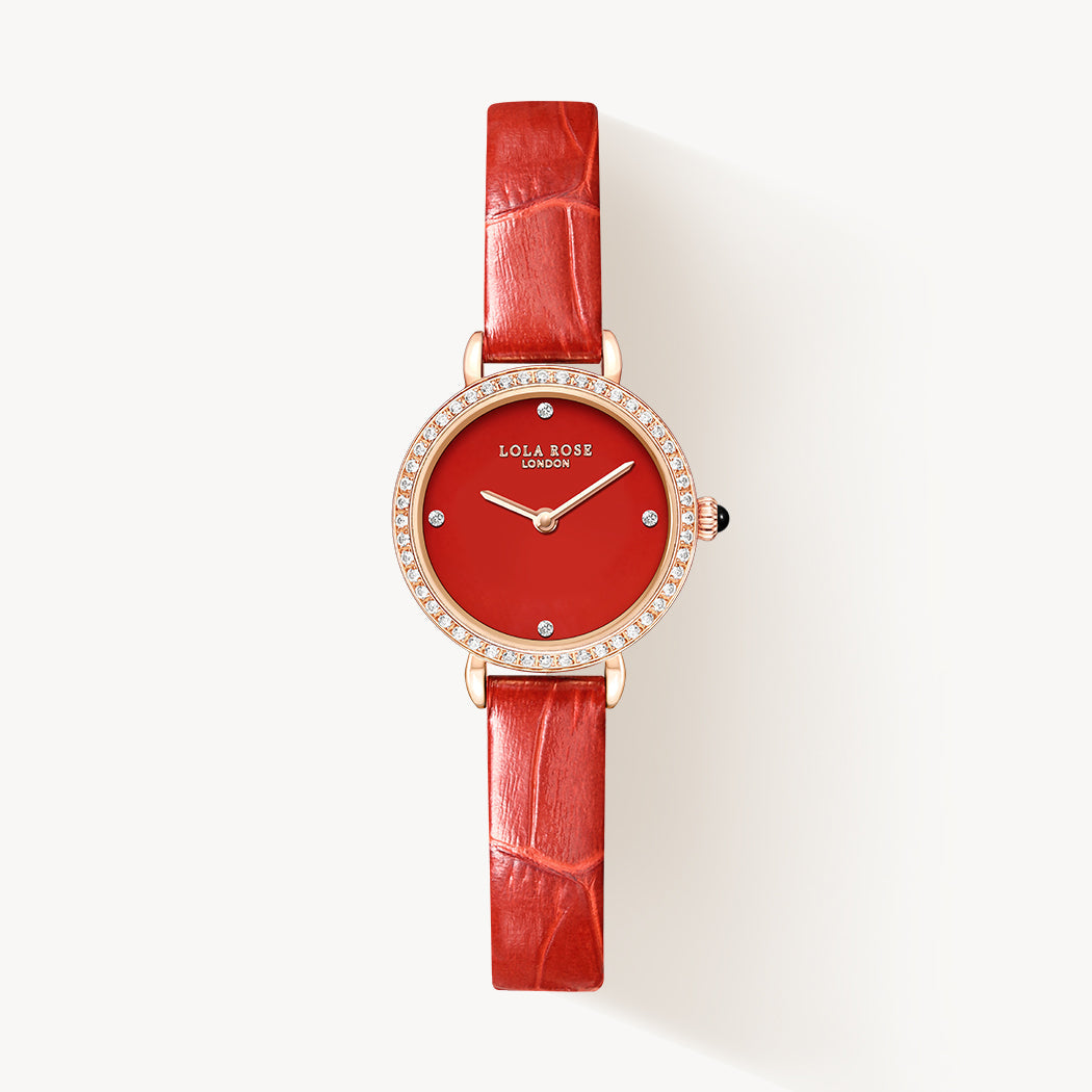 Carnelian Watch With Zircon