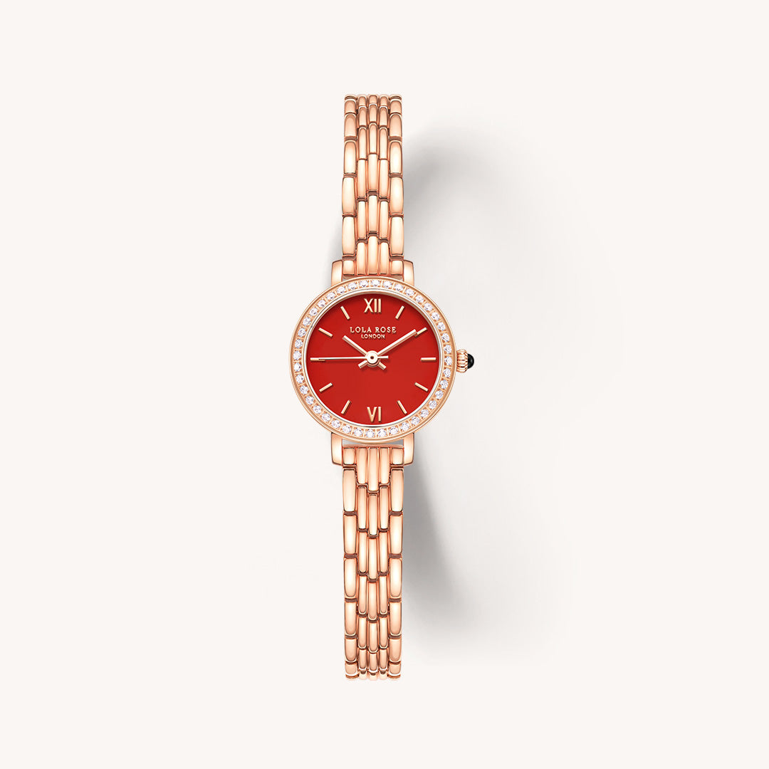 Carnelian Watch With Zircon