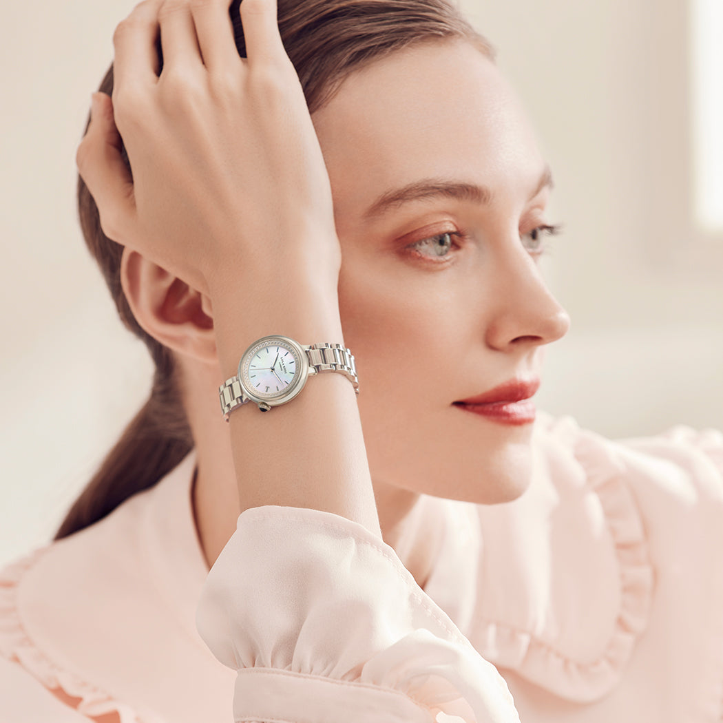 Mother of Pearl Watch With Zircon