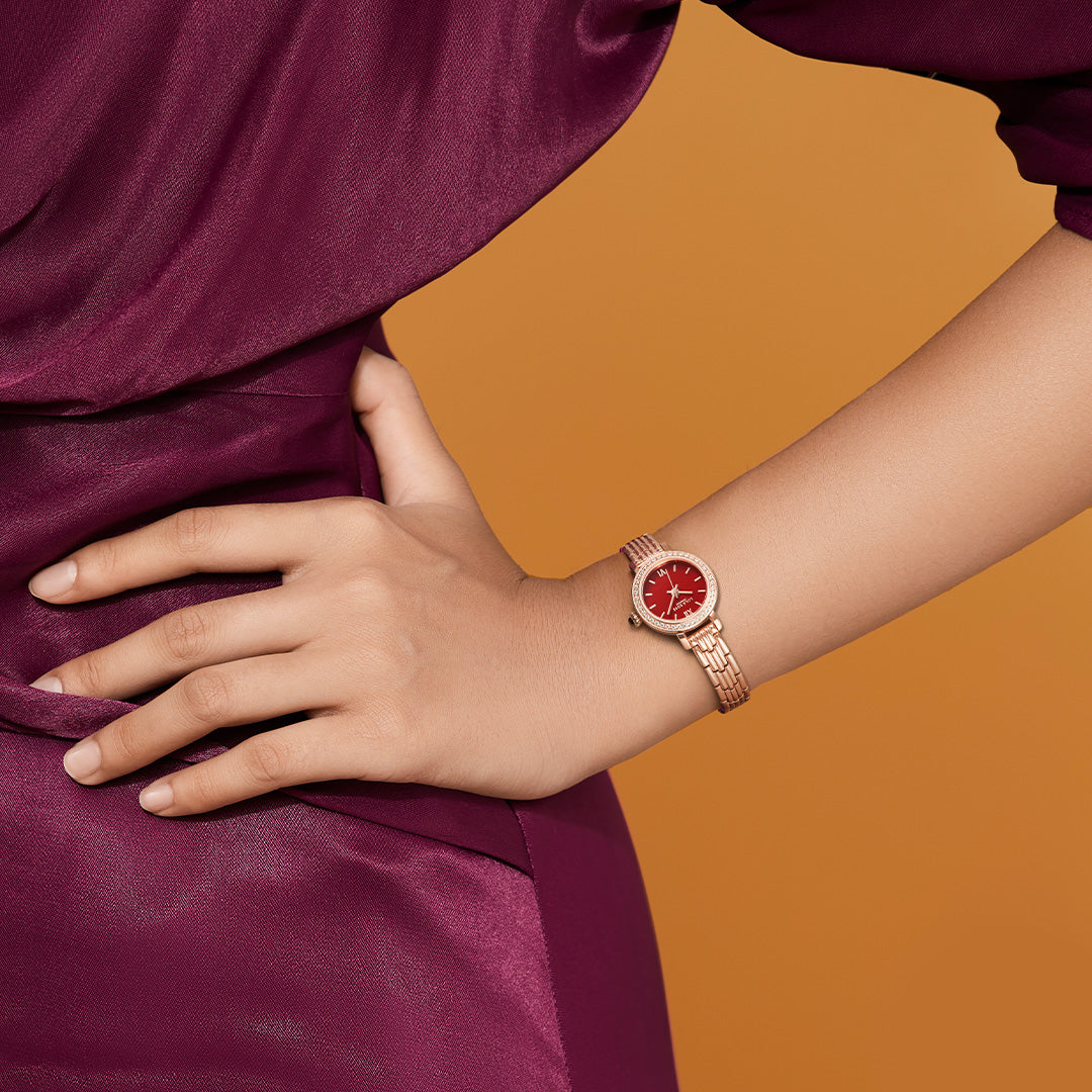 Carnelian Watch With Zircon