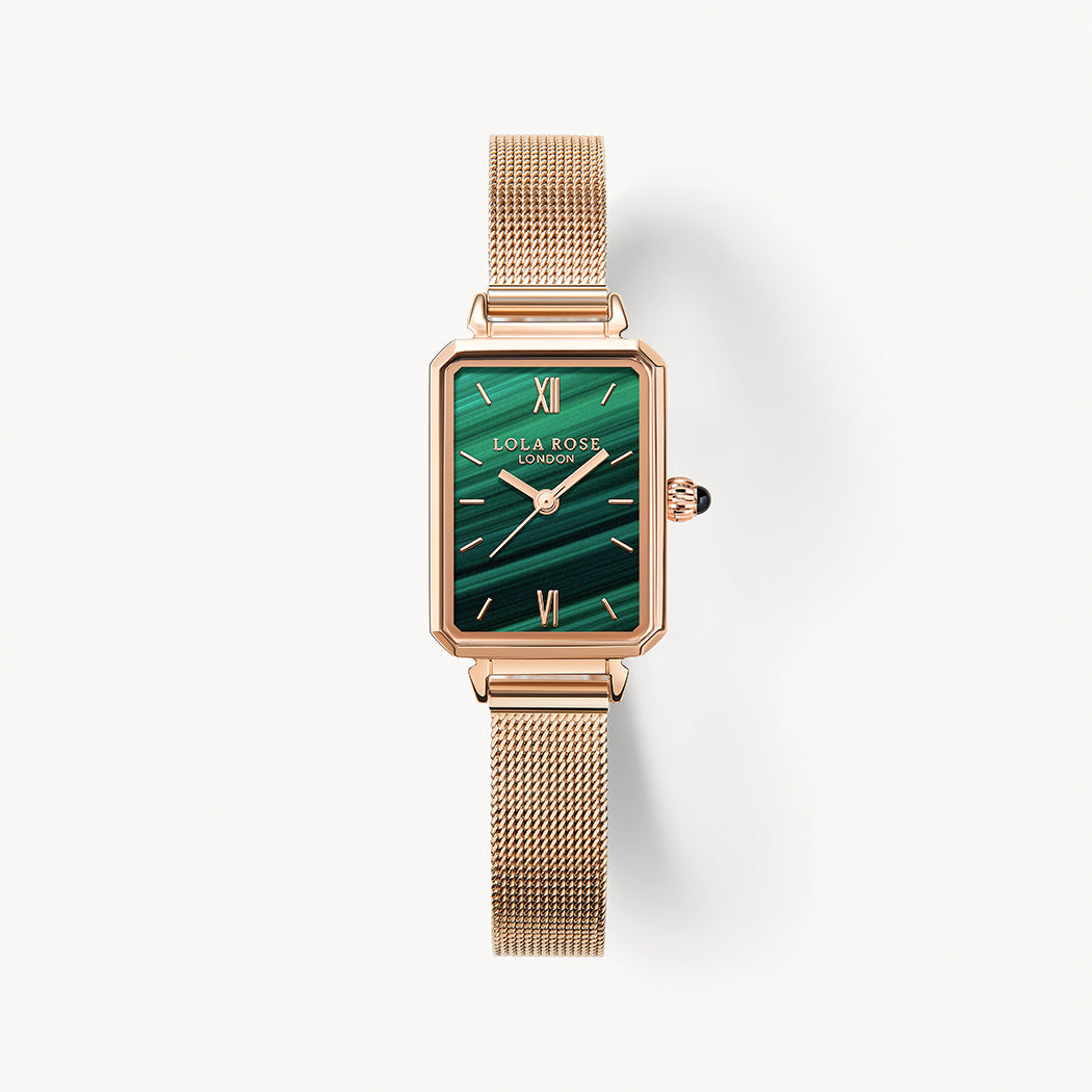 Malachite Textured Watch