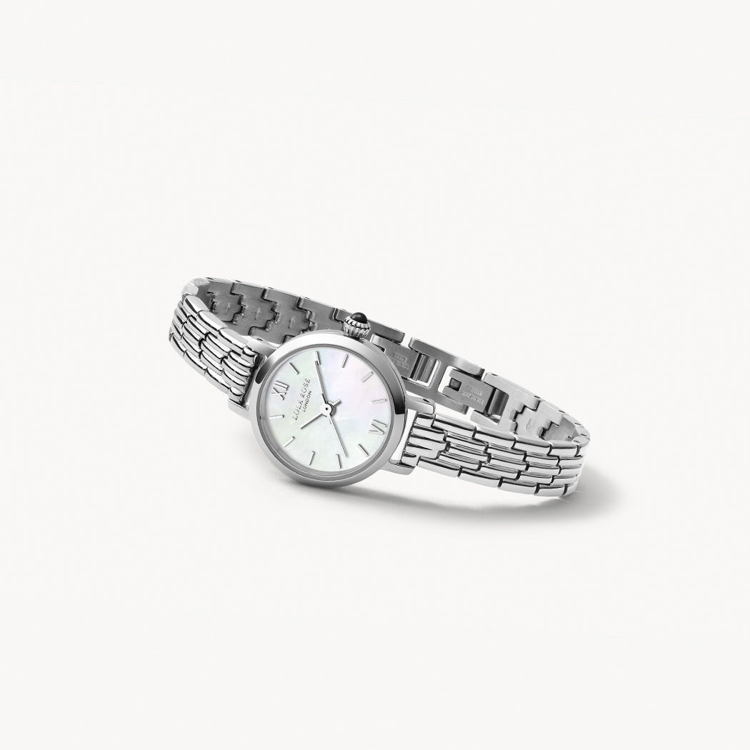 Silver Mother of Pearl Watch