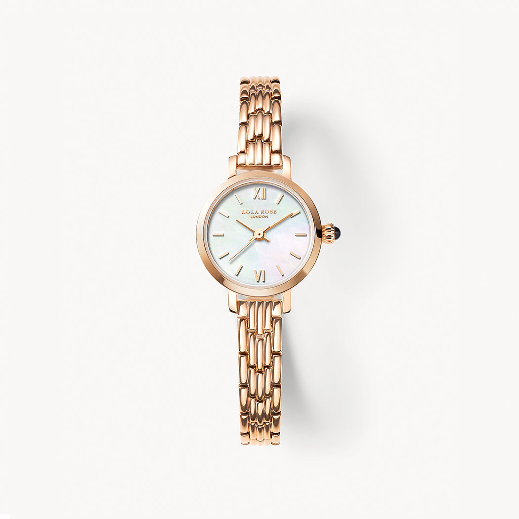 Rose Gold Mother of Pearl Watch