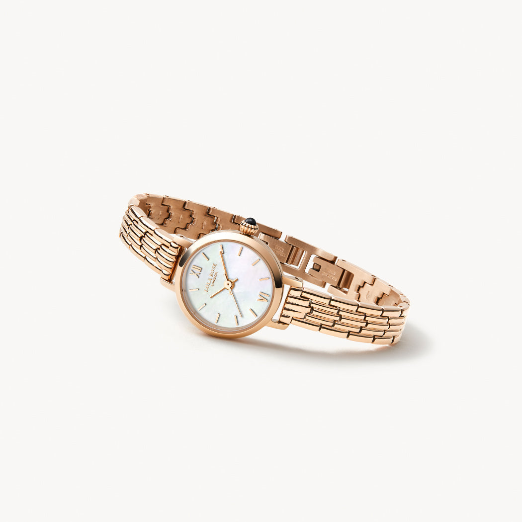 Rose Gold Mother of Pearl Watch