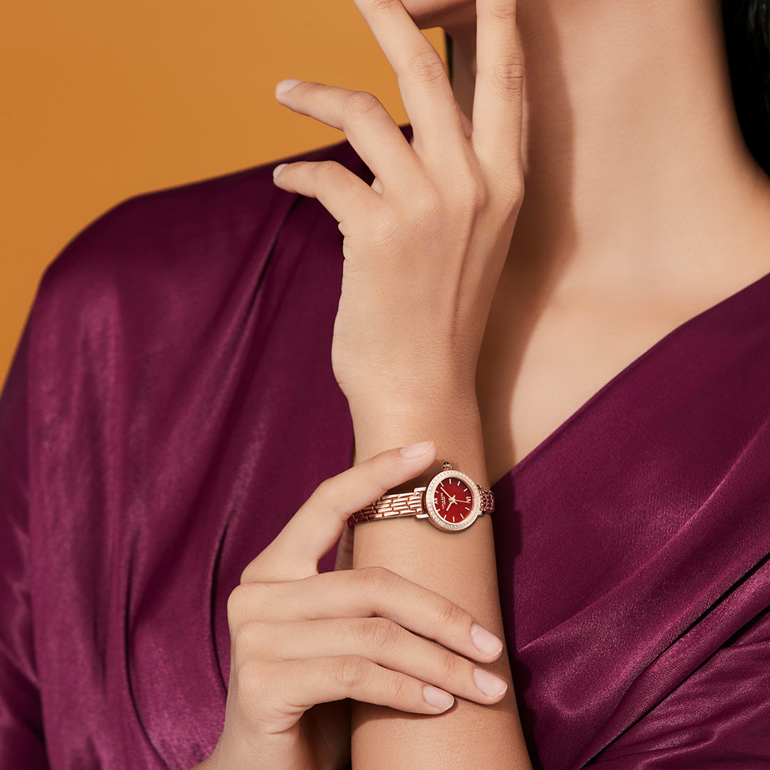 Carnelian Watch With Zircon