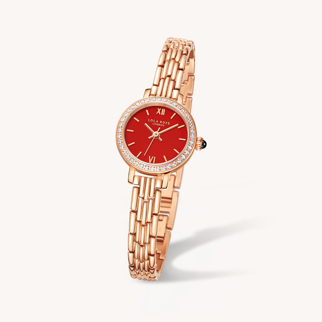 Carnelian Watch With Zircon